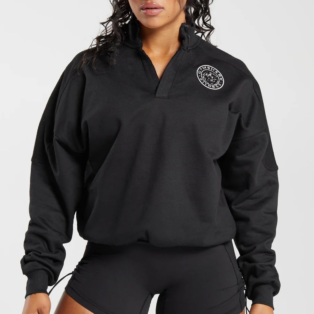 Gymshark Legacy Oversized Sweatshirt Womens Size M Black